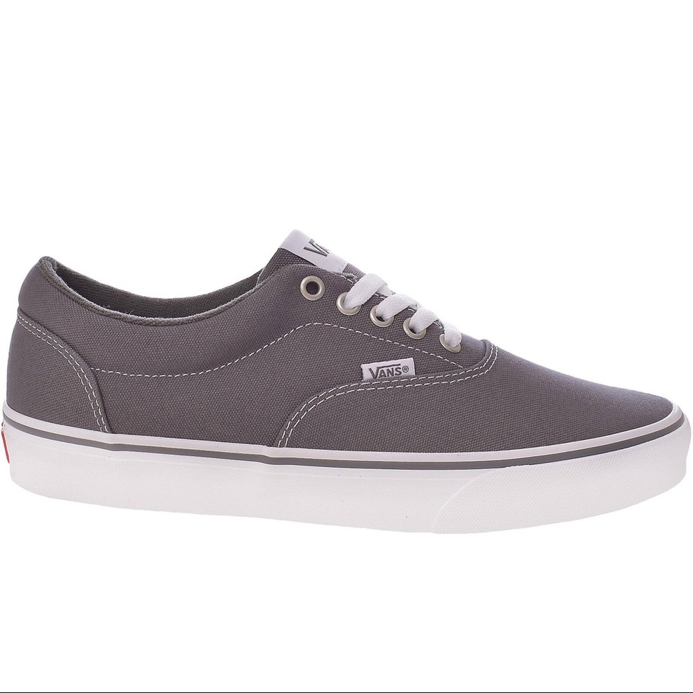 Women’s Vans Dark Grey Doheny Skate Shoes Lace Up Sneakers size 5.5